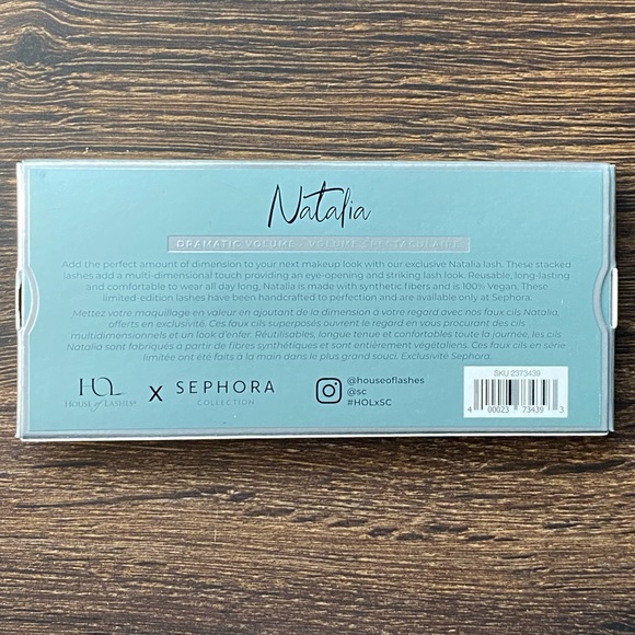 House of Lashes x Sephora | Natalia Dramatic Volume Mink False Eyelashes NWT - Picture 6 of 6